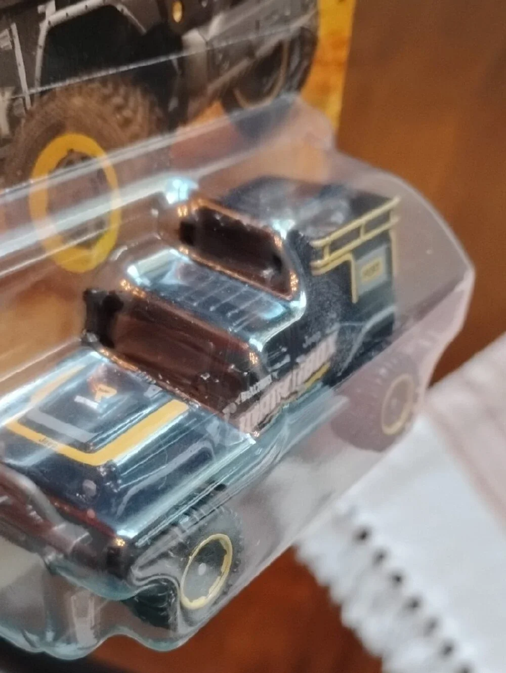Matchbox Jeep Wrangler Superlift in Black with Yellow Accents